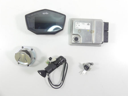 2021 Aprilia Tuono 660 Cdi Ecm Ecu Speedometer Ignition Switch Key Set CM301808 {{ shop.shopifyCountryName }} - Mototech271