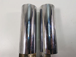 2006 Honda V-Twin VTX1300 R Front Fork Leg Chrome Cover Set - Read 51610-MEA-670