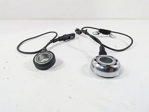 2010 Harley Touring FLHXSE CVO Street Glide Abs Brake Speed Sensor Set 40614-08
