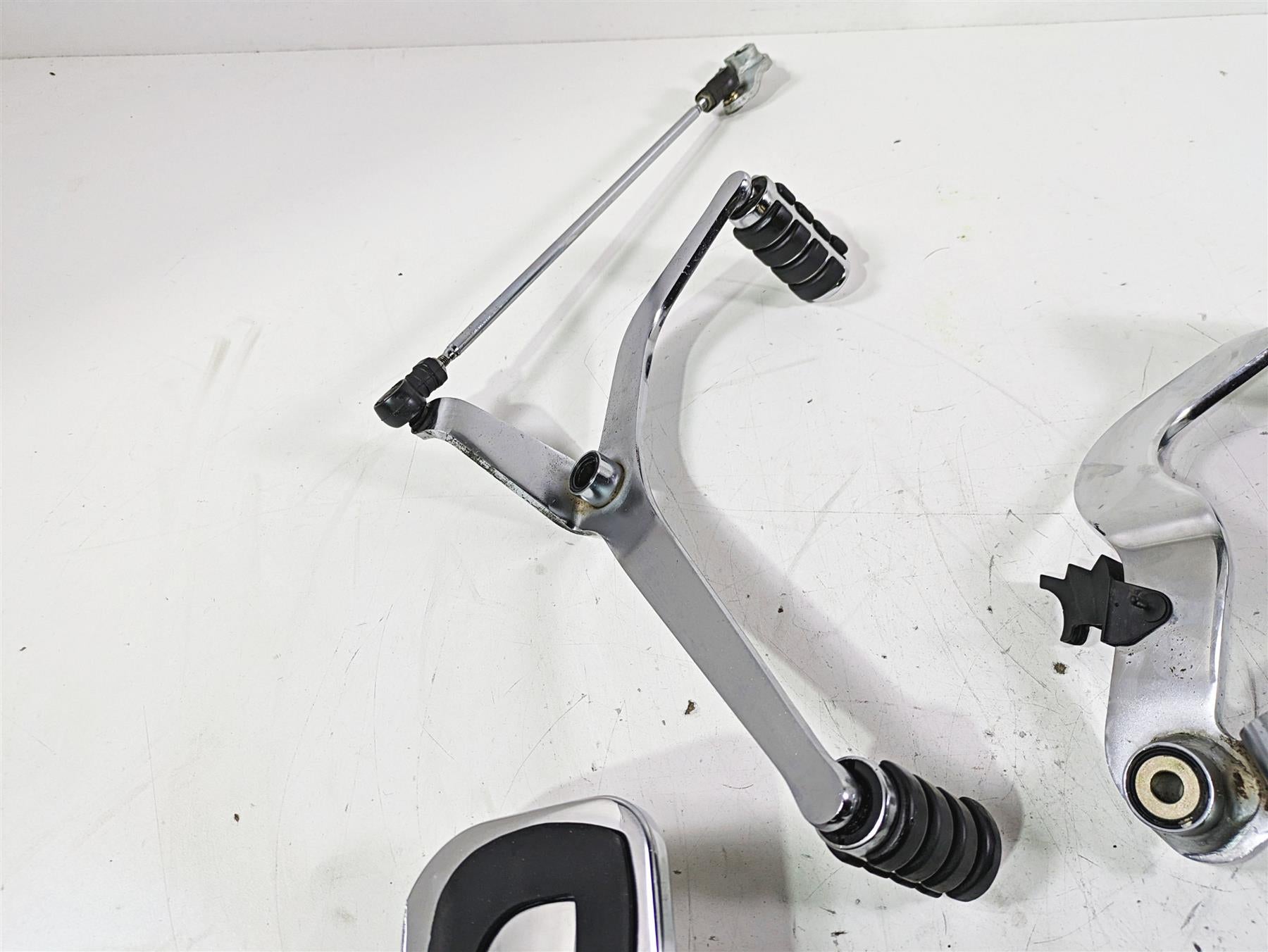2002 Honda VTX1800 Retro Baron Front Floorboard Shift Brake Lever Set 50612-MCV {{ shop.shopifyCountryName }} - Mototech271