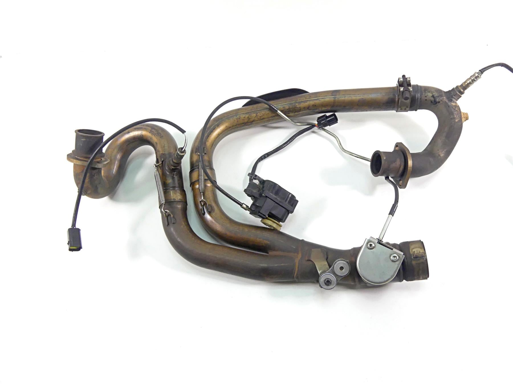2012 Ducati Monster 1100 EVO Stock Exhaust Header & Servo Motor 57211601C {{ shop.shopifyCountryName }} - Mototech271