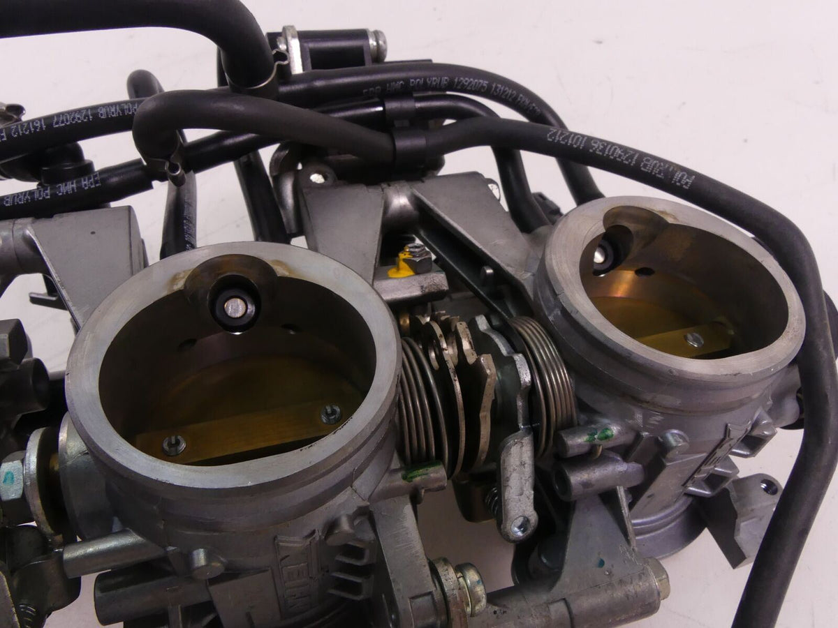2014 Triumph Tiger 800 ABS Throttle Bodies Keihin Fuel Injection T1243800 {{ shop.shopifyCountryName }} - Mototech271