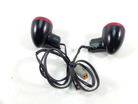 2011 Harley Softail FXS Blackline Rear Blinker Turn Signal Set 73408-11 {{ shop.shopifyCountryName }} - Mototech271