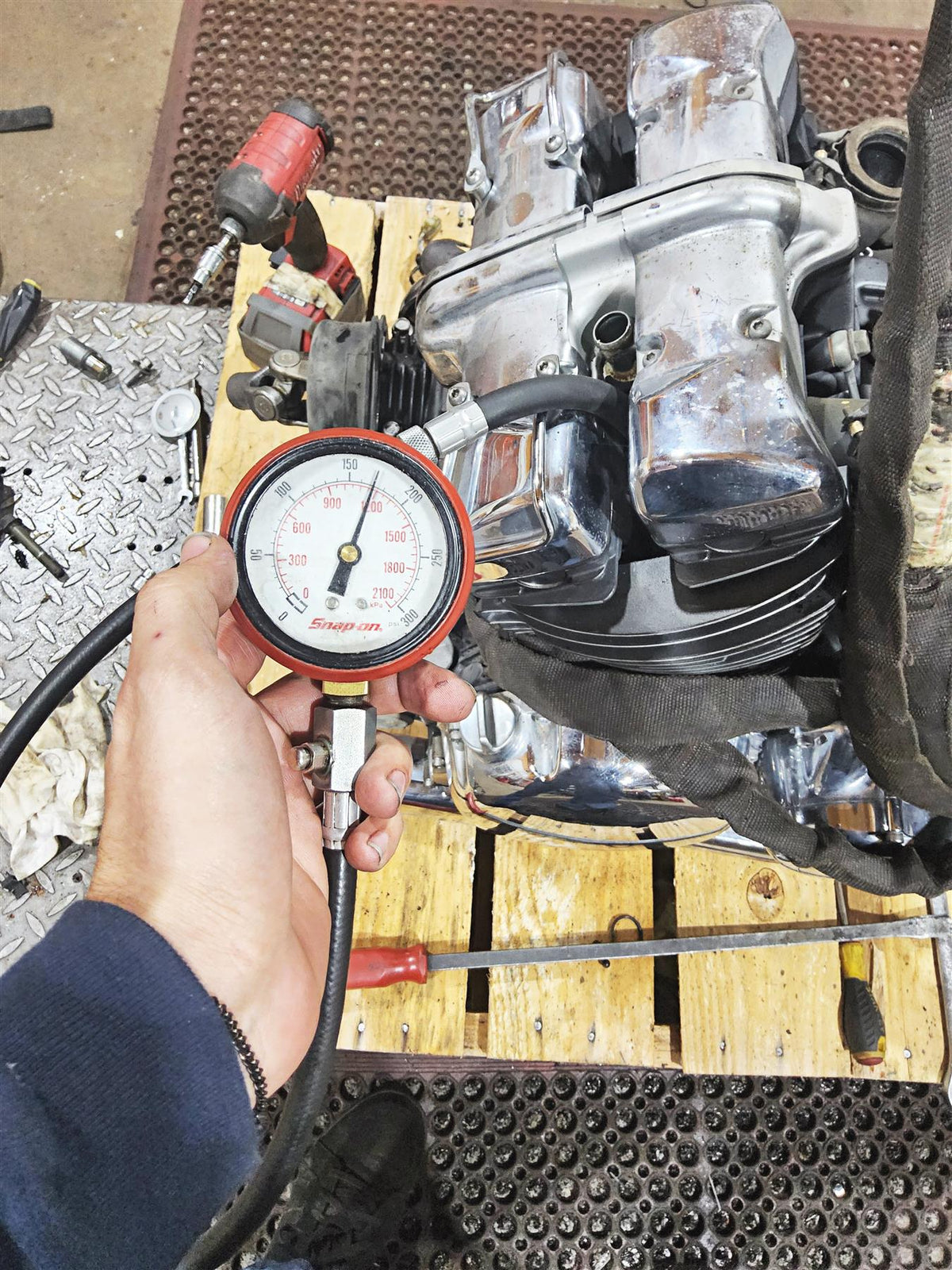 2006 Yamaha XVZ1300 Royal Star Running P603E Engine Motor 33K -Video 4XY-15100 {{ shop.shopifyCountryName }} - Mototech271