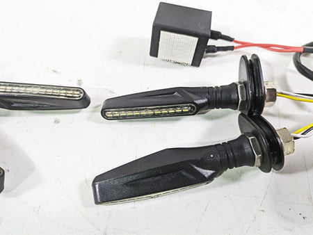 Universal Motorcycle Led Front Rear Blinker Turn Signal Set {{ shop.shopifyCountryName }} - Mototech271