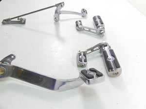 2008 Harley FXCWC Softail Rocker C Willie G Skull Foot Peg Control Set  50370-04 | Mototech271