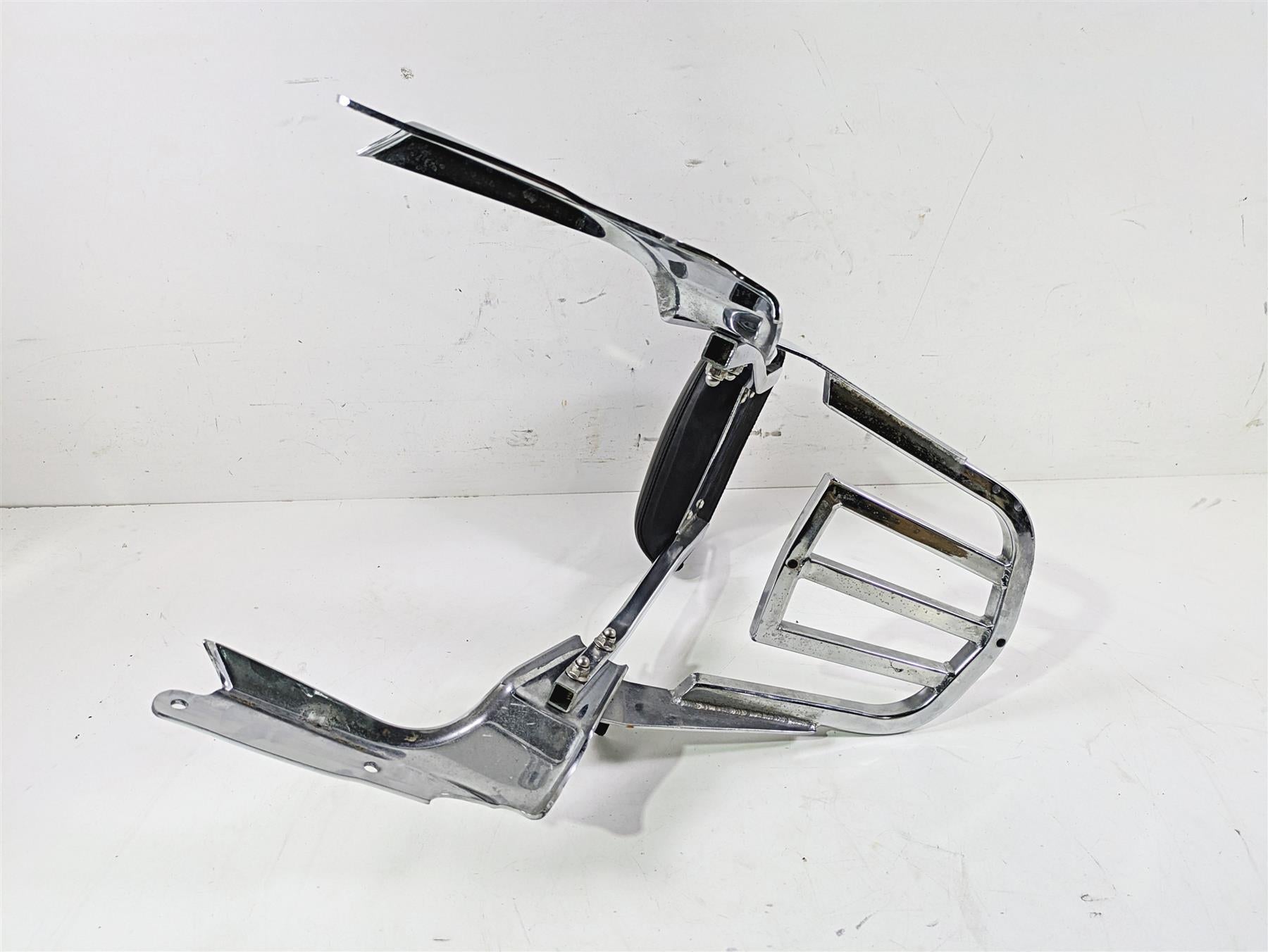 2006 Triumph Rocket 3 Passenger Back Rest Sissy Bar Rack A9733502 A9750265 {{ shop.shopifyCountryName }} - Mototech271