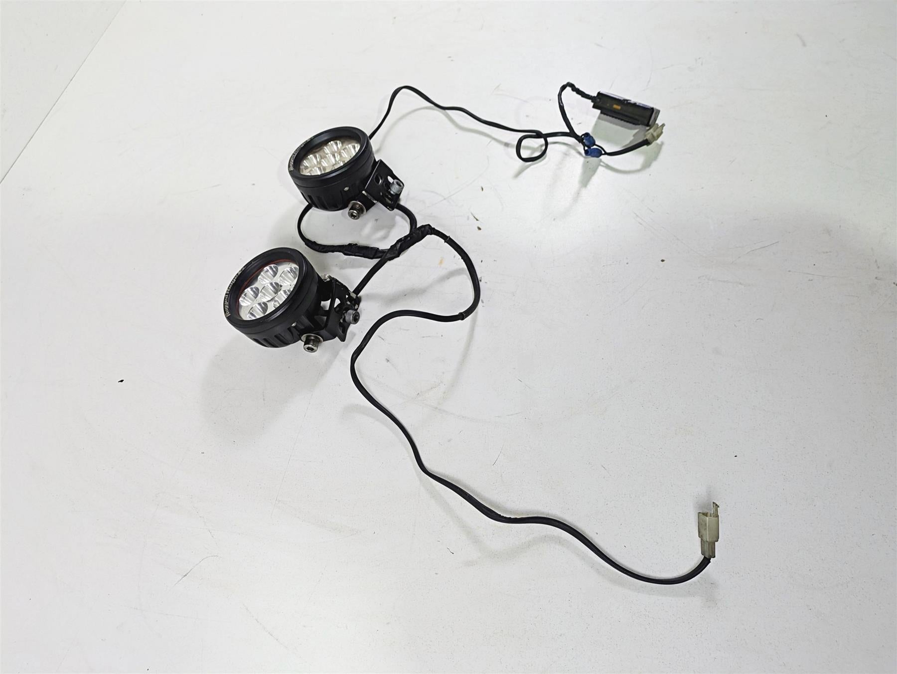 2016 Moto Guzzi Stelvio 1200 8V NTX Rugged Ridge Led Fog Spot Light Lamp Set {{ shop.shopifyCountryName }} - Mototech271