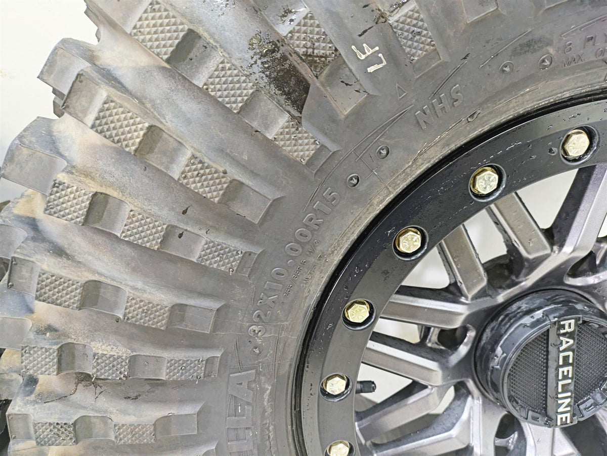 2018 Polaris RZR XP 1000 Trail Rock Nice Raceline Wheels Maxxis Tires Set A91MA {{ shop.shopifyCountryName }} - Mototech271