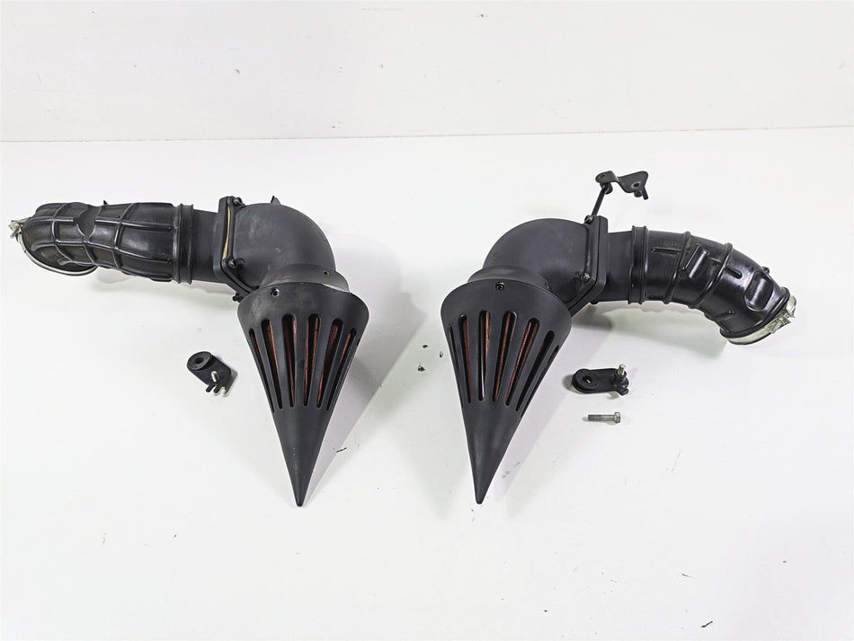 2019 Suzuki M109R VZR1800 Boulevard Dual Spike Flat Black Red Filter AC-236-BK {{ shop.shopifyCountryName }} - Mototech271