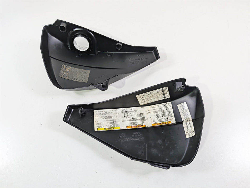 2009 Harley Davidson XR1200 Sportster Black Side Cover Fairing Set 66269-08B 66270-08B-Mototech271