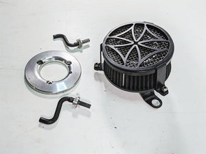 2012 Harley FLD Dyna Switchback Cobra Cross Black Air Cleaner 606-0102-02B-SB