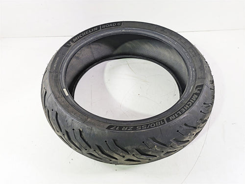 Used Rear Motorcycle Tire Michelin Road 6 180/55 ZR 17 3528701593043 | Mototech271