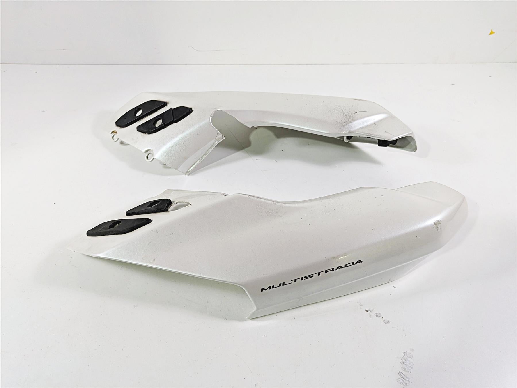 2009 Ducati Multistrada 1100 S Left Right Rear Tail Cover Fairings 48231122A {{ shop.shopifyCountryName }} - Mototech271