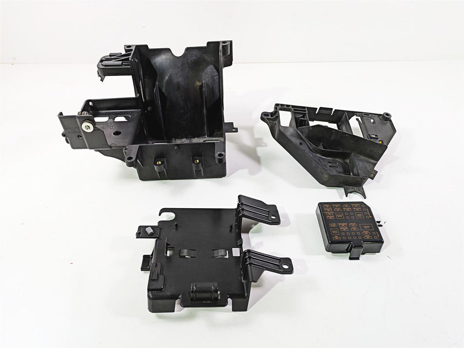 2010 Harley Touring FLHTK Electra Glide Battery Tray Electrical Set 66281-09B {{ shop.shopifyCountryName }} - Mototech271