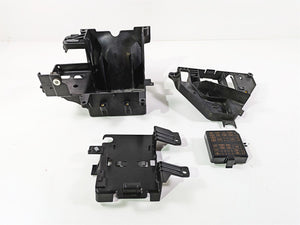 2010 Harley Touring FLHTK Electra Glide Battery Tray Electrical Set 66281-09B