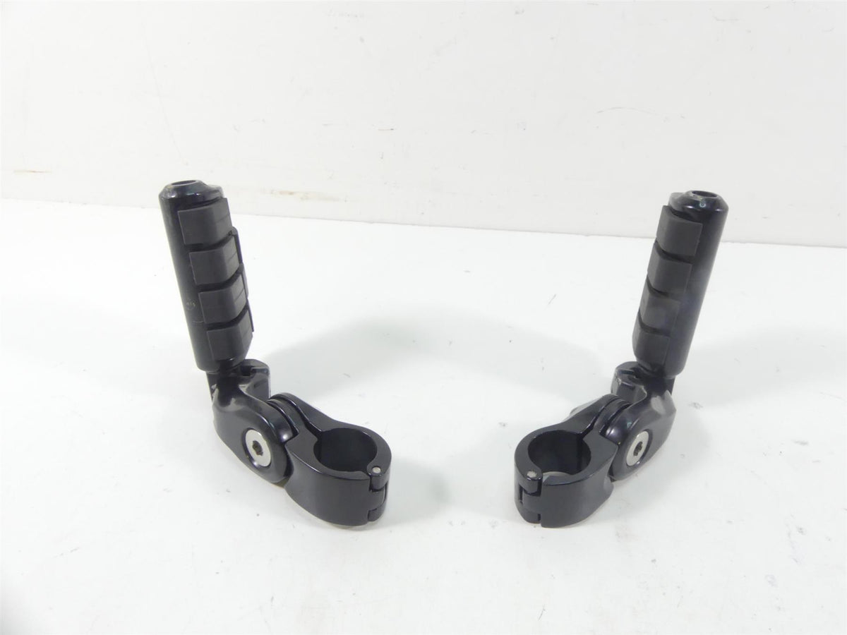 2007 Yamaha XVS1300 V-Star Black Adjustable Highway Bar Foot Peg Rests {{ shop.shopifyCountryName }} - Mototech271