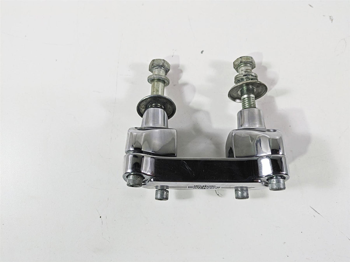 2003 Harley FLSTC Softail Heritage 100th Handlebar Holder Riser Set 56567-86B {{ shop.shopifyCountryName }} - Mototech271