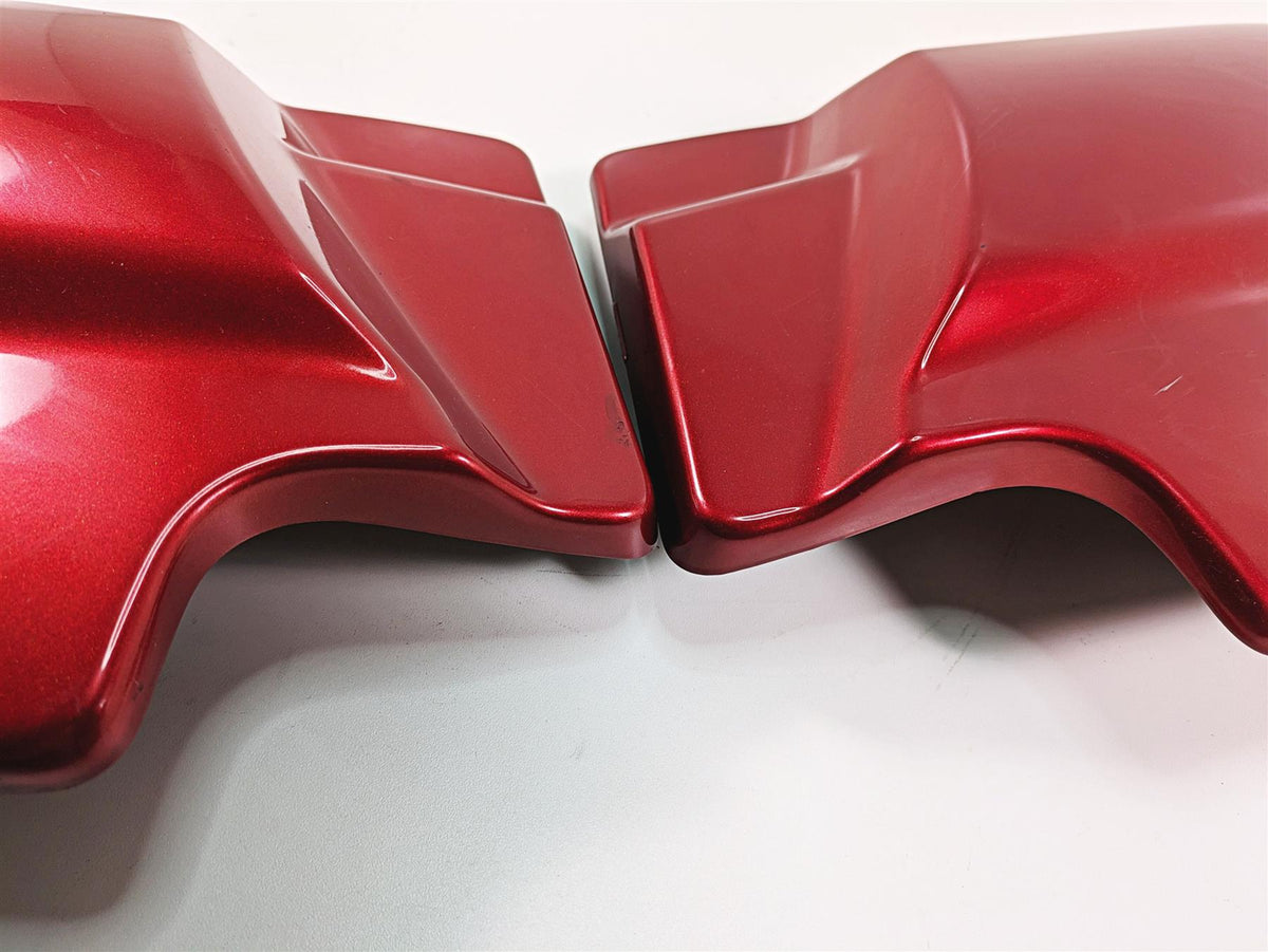 2013 Harley Touring FLHX Street Glide Side Cover Amber Red Sunglo Set 66250-09 {{ shop.shopifyCountryName }} - Mototech271