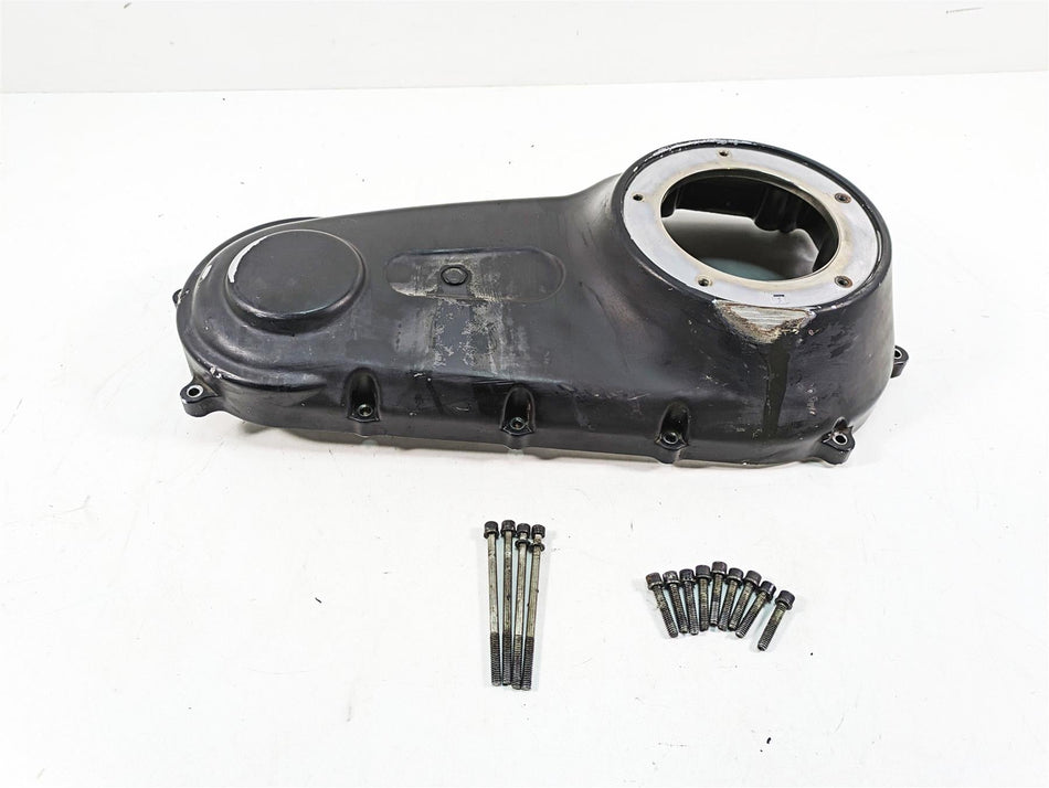 2009 Harley FXDC Dyna Super Glide Custom Outer Primary Clutch Cover 60761-06 {{ shop.shopifyCountryName }} - Mototech271