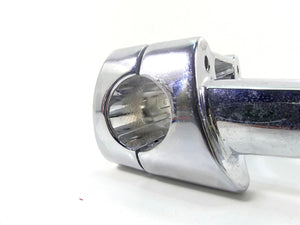 2010 Harley FXDF Dyna Fat Bob Chrome Handlebar Riser Holder Clamps 55858-08