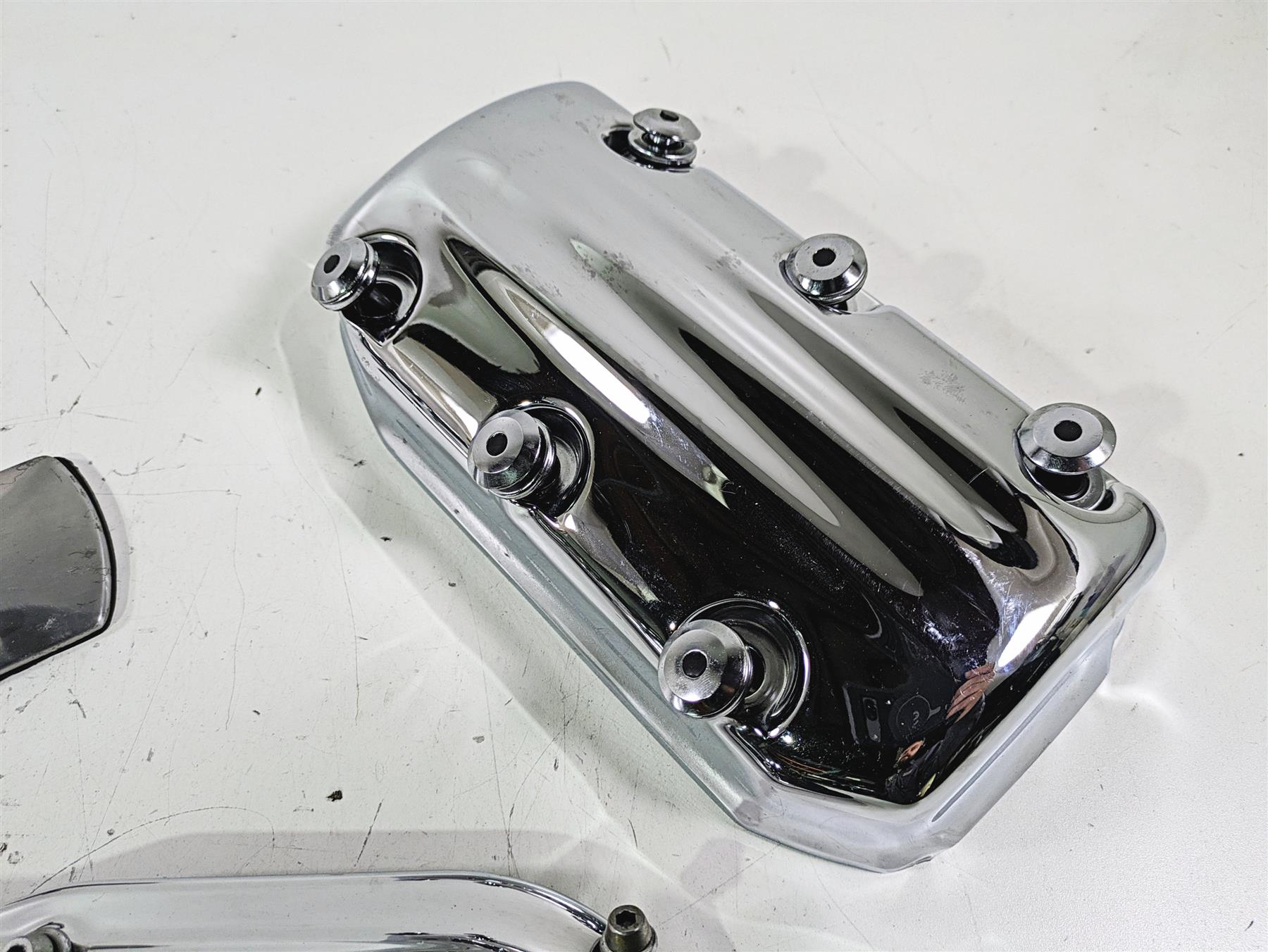 1998 Honda GL1500 Valkyrie Tour Chrome Cylinder Timing Cover Set 11511-MZ0-000 {{ shop.shopifyCountryName }} - Mototech271