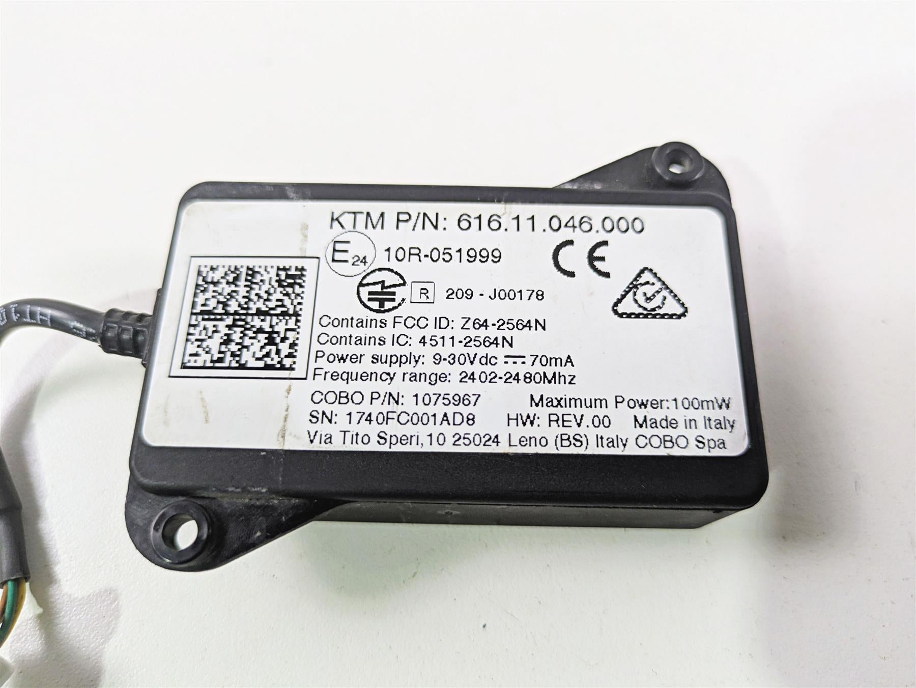 2018 KTM 1290 Super Duke R Connectivity Control Module Ecu Ecm 61611046000 {{ shop.shopifyCountryName }} - Mototech271