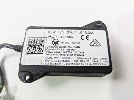 2018 KTM 1290 Super Duke R Connectivity Control Module Ecu Ecm 61611046000 {{ shop.shopifyCountryName }} - Mototech271