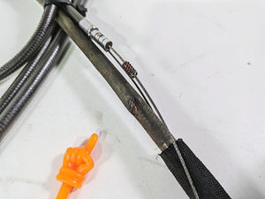2014 Harley FXDL Dyna Low Rider Aftermarket Long Clutch Cable & Brake Line Set | Mototech271