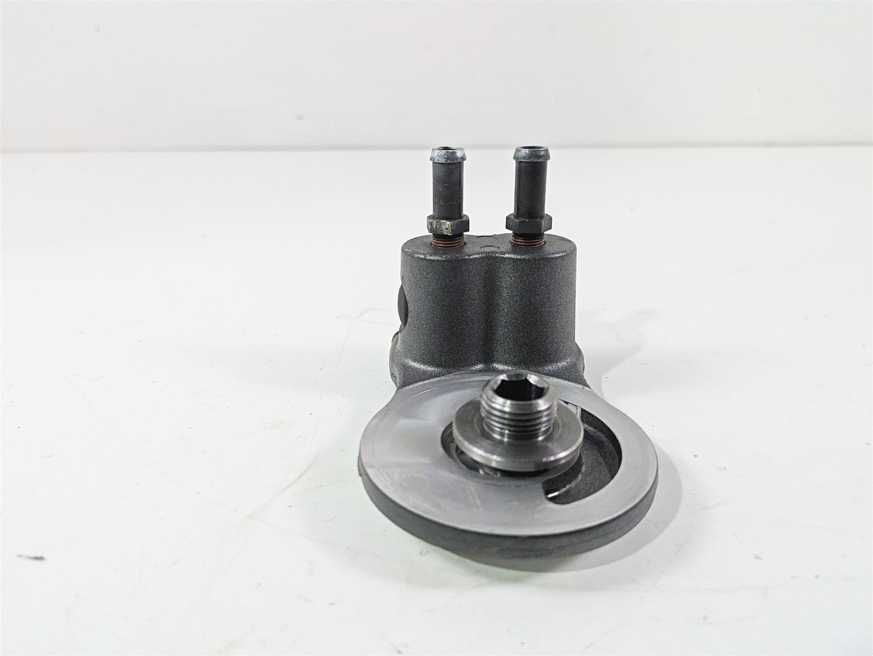 2010 Harley Touring FLHXSE CVO Street Glide Oil Cooler Flange Adapter 63076-09A {{ shop.shopifyCountryName }} - Mototech271