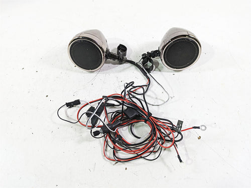 2002 Honda VTX1800 Retro Front Handlebar Speaker Set | Mototech271