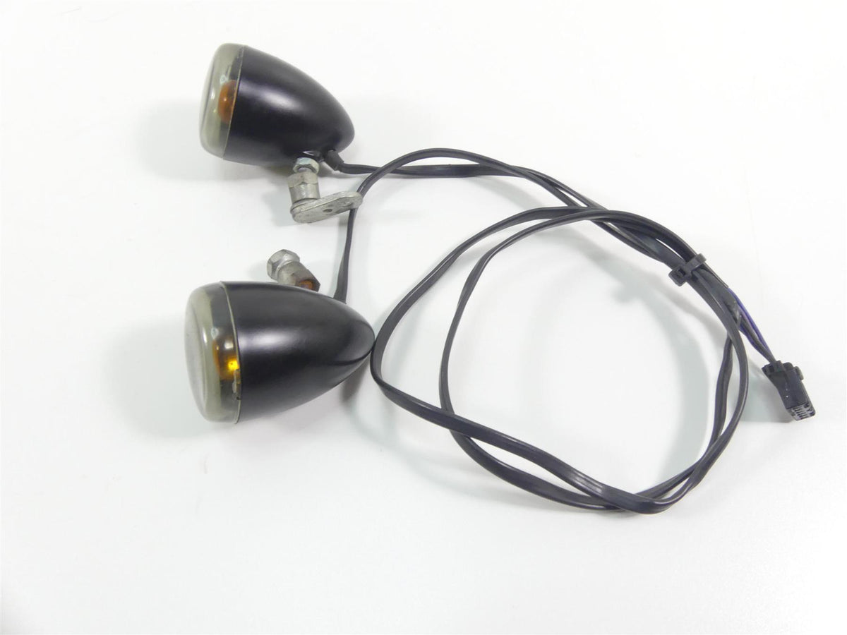 2008 Harley Softail FLSTSB Cross Bones Front Turn Signal Set -Read 68804-06 {{ shop.shopifyCountryName }} - Mototech271
