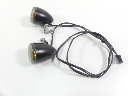 2008 Harley Softail FLSTSB Cross Bones Front Turn Signal Set -Read 68804-06 {{ shop.shopifyCountryName }} - Mototech271
