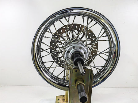 2008 Harley FLSTC 105TH Softail Heritage 16x3 Front Wheel Rim & Cover 41508-08 {{ shop.shopifyCountryName }} - Mototech271