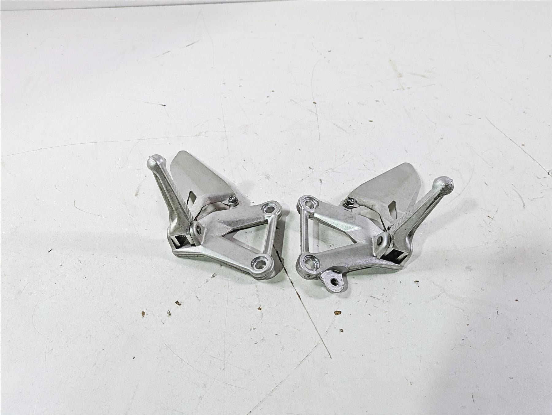 2008 Ducati SBK 1098 S Left Right Rider Footpeg Set 82411231A 82411221A {{ shop.shopifyCountryName }} - Mototech271
