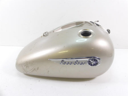 2001 Yamaha XV1600 Road Star Fuel Gas Petrol Tank Reservoir - Dent 4WM-Y2410-31 {{ shop.shopifyCountryName }} - Mototech271