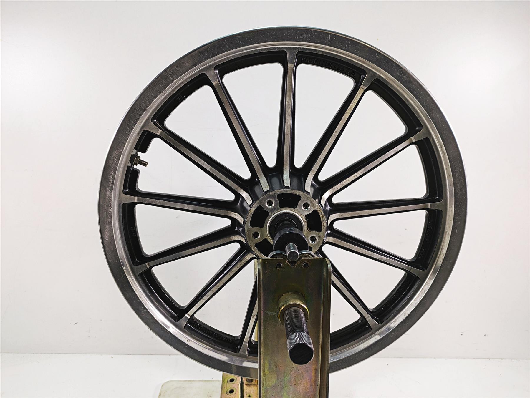 1999 Harley Dyna FXDL Low Rider 19x2.15 13 Spoke Cast Front Wheel Rim 43499-96 | Mototech271