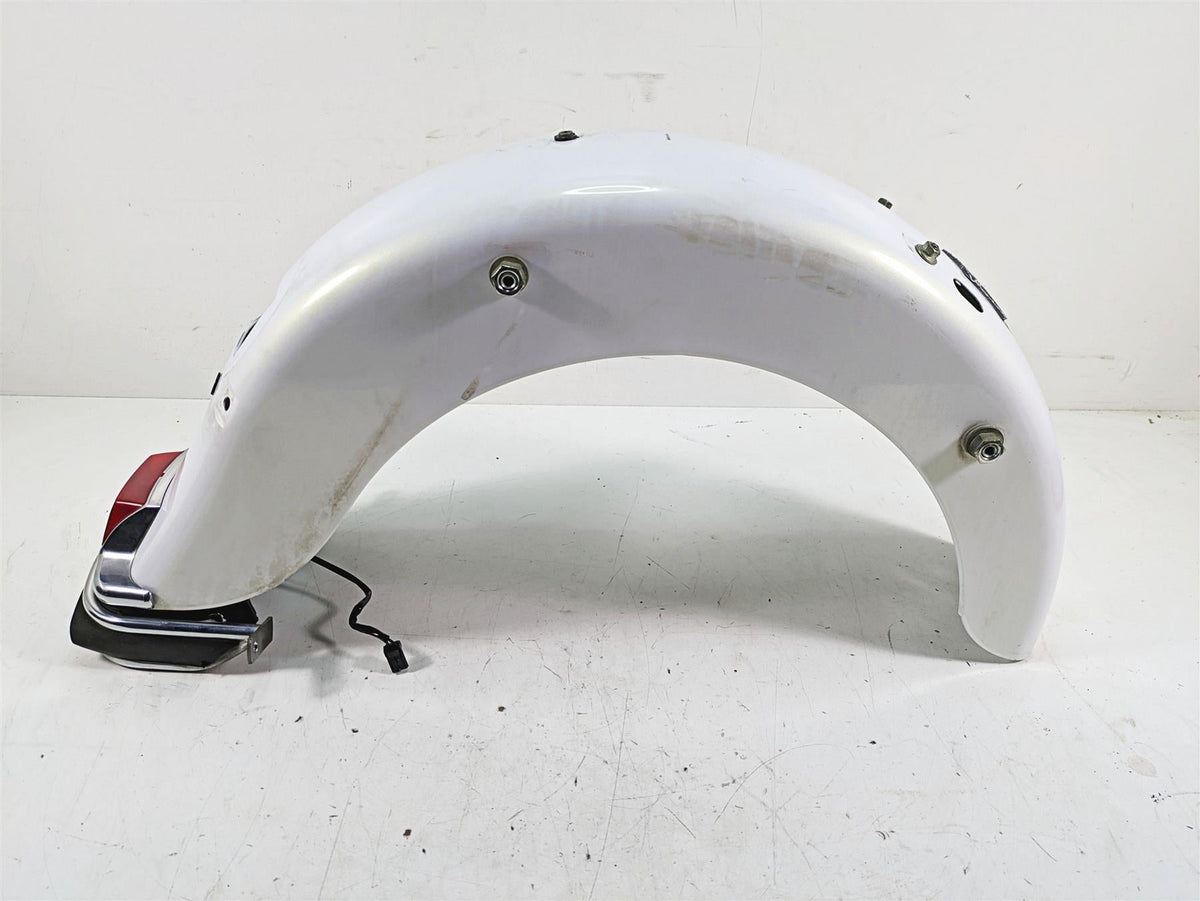 2008 Harley FLHTCU Electra Glide Rear Fender White Black Pearl 59579-06 {{ shop.shopifyCountryName }} - Mototech271