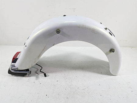 2008 Harley FLHTCU Electra Glide Rear Fender White Black Pearl 59579-06 {{ shop.shopifyCountryName }} - Mototech271