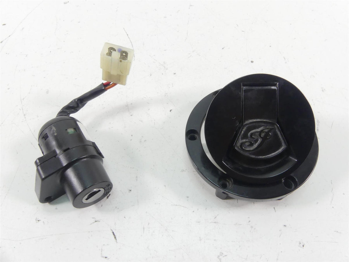 2016 Indian Scout Sixty Ignition Switch Tank Cap Set - NO Key 4014434-266 {{ shop.shopifyCountryName }} - Mototech271