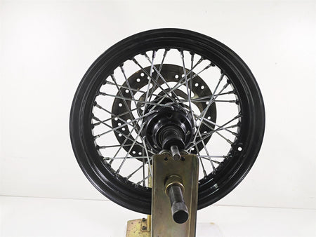 2014 Harley FLS Softail Slim Front Wheel Rim 16x3 DENT & Rotor 55107-12 {{ shop.shopifyCountryName }} - Mototech271