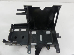 2010 Harley Touring FLHX Street Glide Battery Tray Electric Holder Set 66281-09