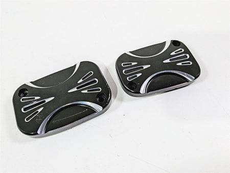 2017 Harley Touring FLHXS Street Glide Arlen Ness Deep Cut Master Cylinder Cover Set {{ shop.shopifyCountryName }} - Mototech271