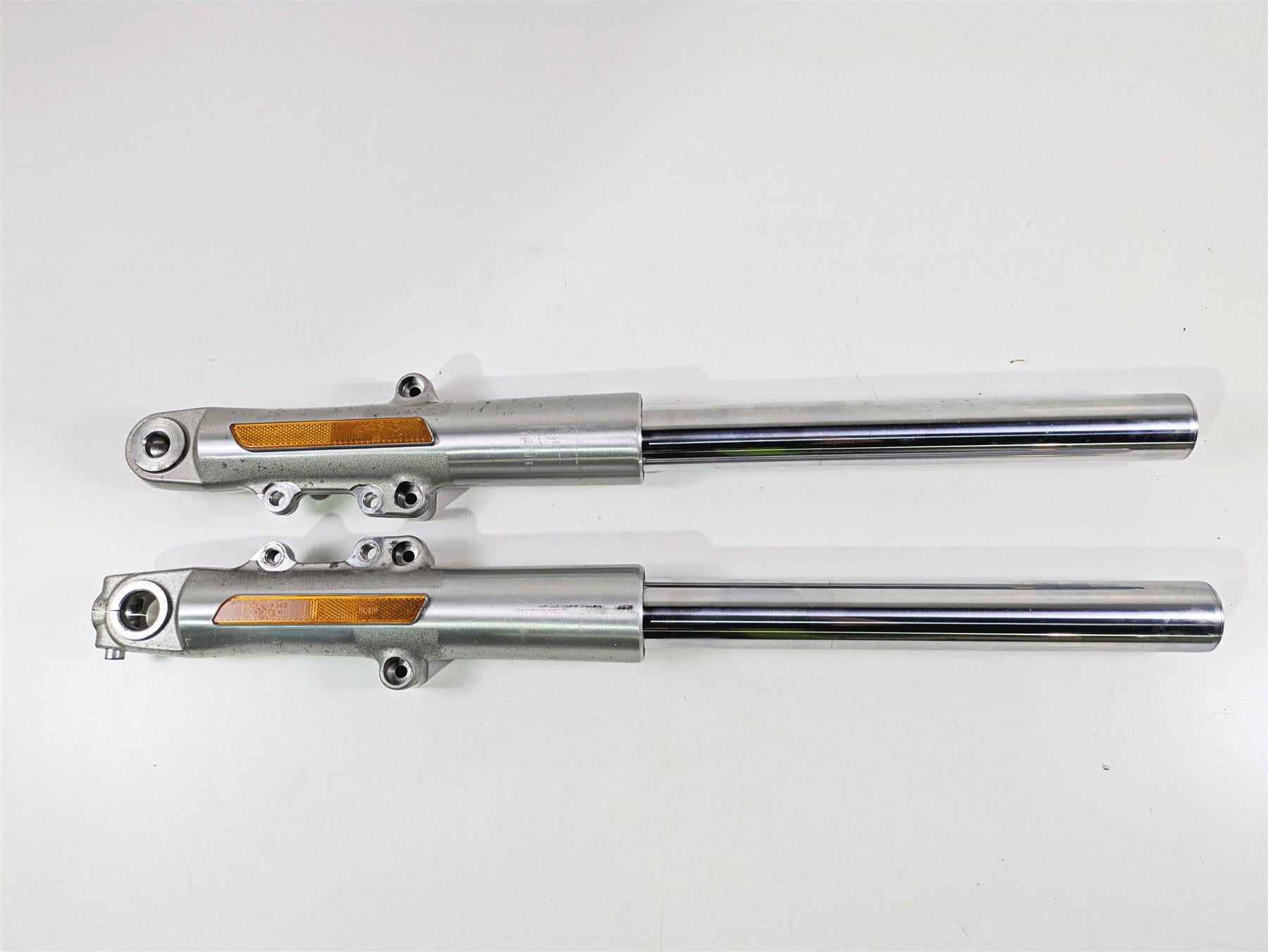 2016 Harley Touring FLHR Road King  Front Fork Leg Set - 49mm 45400021 45400022
