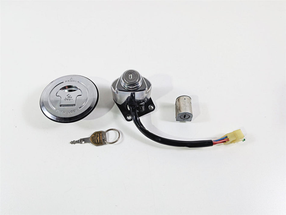 2003 Honda V-Twin VTX1800 C Ignition Switch Key Lock Tank Cap Set 35010-MCH-010 {{ shop.shopifyCountryName }} - Mototech271