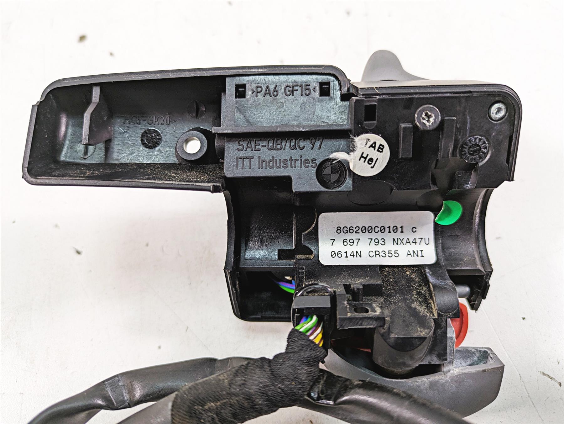 2007 BMW R1200RT K26 Left Hand Control Switch Cruise 61317697793 61317708333 {{ shop.shopifyCountryName }} - Mototech271