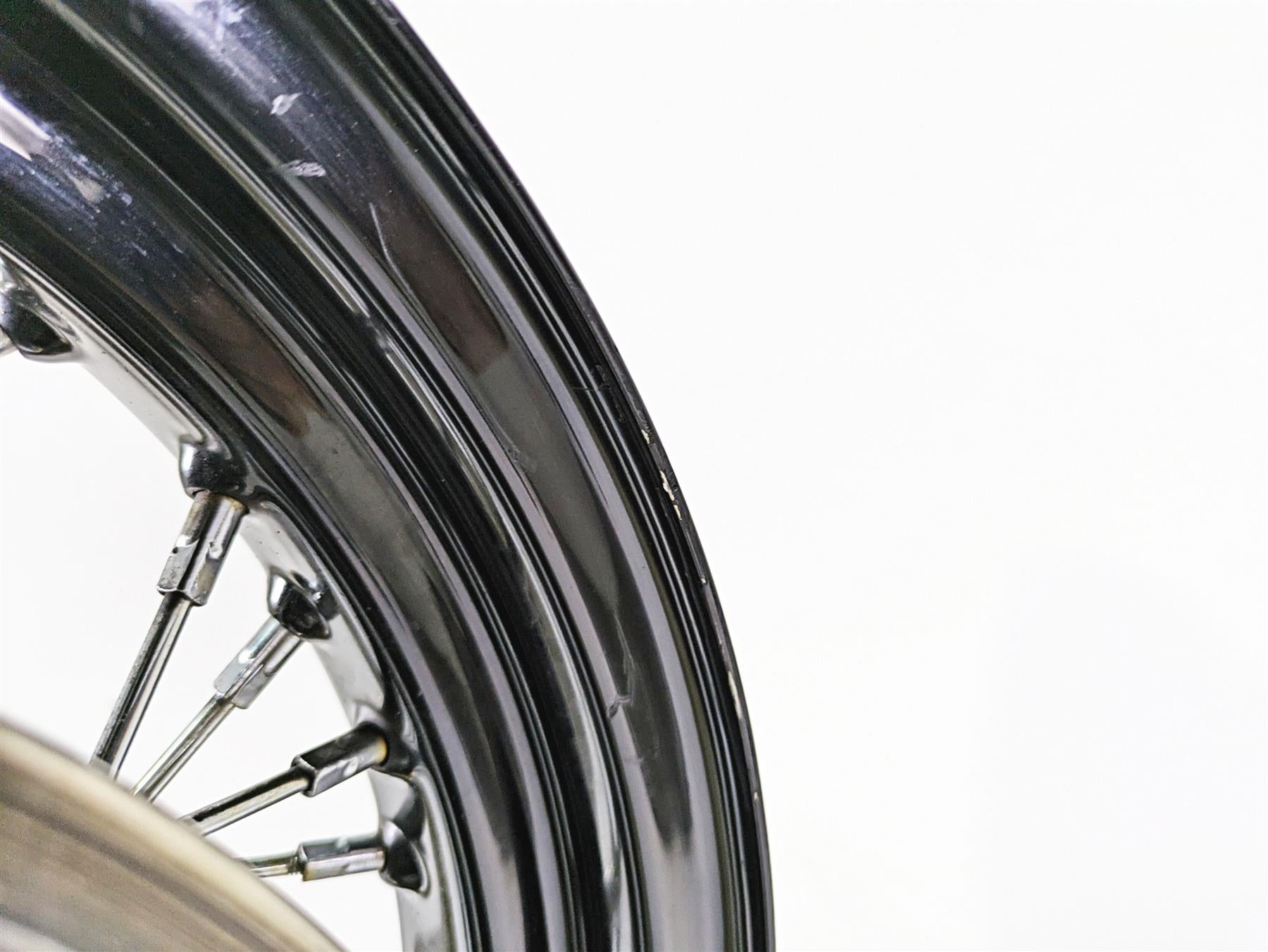 2009 Harley FLSTSB Cross Bones 16x3 Front Wheel Rim - Read 44937-08 {{ shop.shopifyCountryName }} - Mototech271