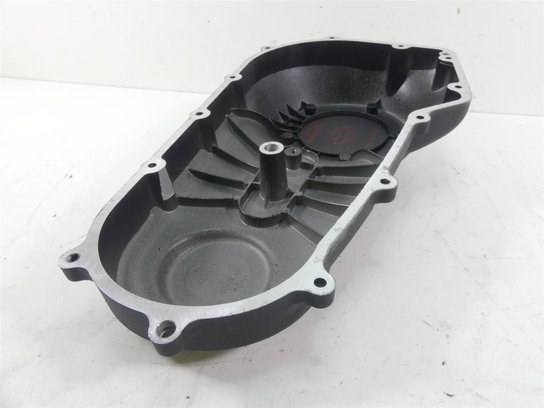 2009 Harley FXDF Dyna Fat Bob Outer Primary Drive Clutch Cover Mid Ctrl 60761-06 {{ shop.shopifyCountryName }} - Mototech271