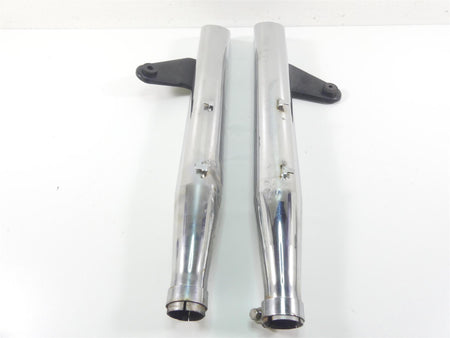 2002 Triumph Bonneville America Exhaust Pipe Muffler Set A9600059 A9600060 {{ shop.shopifyCountryName }} - Mototech271