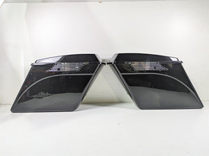 1998 Harley Touring FLHRCI Road King Stretched Saddle Bag Chrome Latches Set